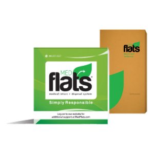 Pharmaceutical Disposal System MedFlats   8 X 8 X 15 Inch