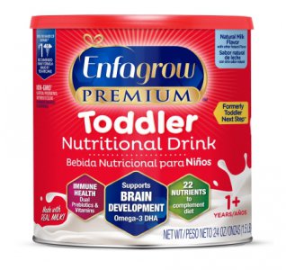Pediatric Oral Supplement Enfagrow Premium    Toddler Next Step   Natural Milk Flavor 24 oz. Can Powder