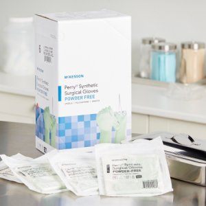 Surgical Glove McKesson Perry   Performance Plus Size 6 Sterile Polyisoprene Standard Cuff Length Smooth Green Chemo Tested