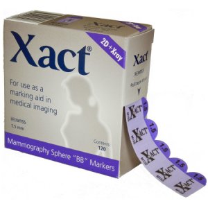 Mammography Nipple Marker Xact   Purple 1.5 mm Diameter BB 1/2 X 1 Inch NonSterile