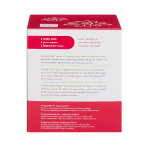 Food and Beverage Thickener SimplyThick   Easy Mix 6 Gram Individual Packet Unflavored Gel Nectar Consistency