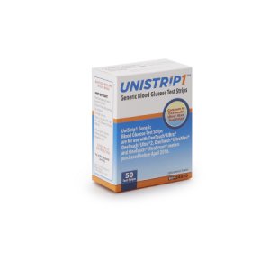 Blood Glucose Test Strips Unistrip    50 Strips per Box For OneTouch   Ultra   Blood Glucose Meter