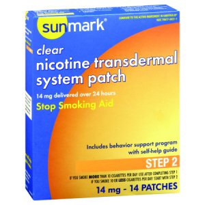 Stop Smoking Aid sunmark   14 mg Strength Transdermal Patch