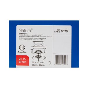 Ostomy Barrier Natura    Moldable Durahesive   Adhesive 57 mm Flange Sur-Fit   Natura   System Hydrocolloid Tape Collar 7/8 to 1-1/4 Inch Opening