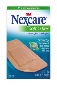 Adhesive Strip Nexcare    Soft 'n Flex 2 X 4 Inch Fabric Rectangle Tan Sterile