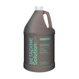 Skin Prep Solution Betadine   1 gal. Jug 10% Strength Povidone-Iodine NonSterile