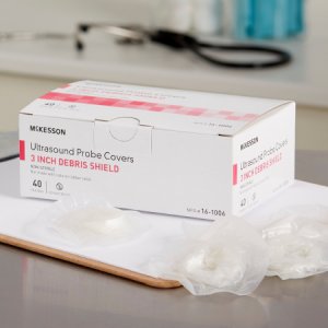 Ultrasound Probe Cover with Debris Shield McKesson 1 X 8 Inch Polyurethane NonSterile For use with Ultrasound Endocavity Probe