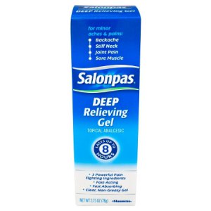 Topical Pain Relief Salonpas   3.1% - 10% - 15% Strength Camphor / Menthol / Methyl Salicylate Topical Gel 2.75 oz.