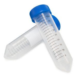 McKesson Centrifuge Tube Conical Bottom Plain 30 X 115 mm 50 mL Blue Screw Cap Polypropylene Tube