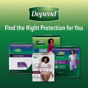 Female Adult Absorbent Underwear Depend   FIT-FLEX   Pull On with Tear Away Seams Medium Disposable Heavy Absorbency
