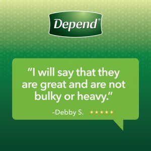 Female Adult Absorbent Underwear Depend   FIT-FLEX   Pull On with Tear Away Seams Medium Disposable Heavy Absorbency