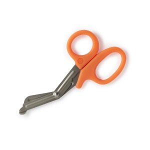 Trauma Shears McKesson Medicut    Orange 7-1/4 Inch Length Medical Grade Stainless Steel Finger Ring Handle Blunt Tip / Blunt Tip