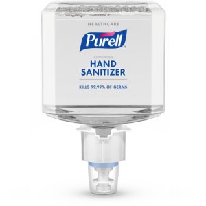Hand Sanitizer Purell   Healthcare Advanced 1,200 mL Ethyl Alcohol Foaming Dispenser Refill Bottle