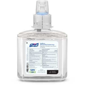 Hand Sanitizer Purell   Healthcare Advanced 1,200 mL Ethyl Alcohol Foaming Dispenser Refill Bottle