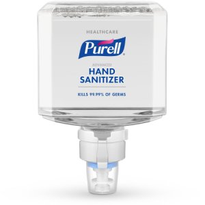 Hand Sanitizer Purell   Healthcare Advanced 1,200 mL Ethyl Alcohol Foaming Dispenser Refill Bottle