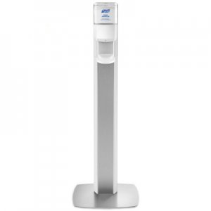 Hand Hygiene Dispenser Purell   Messenger   ES8 White ABS Plastic Automatic 1200 mL Floor Stand