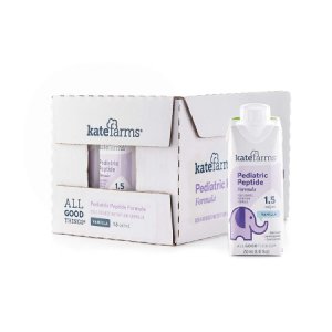 Pediatric Oral Supplement / Tube Feeding Formula Kate Farms   Pediatric Peptide 1.5 Vanilla Flavor 8.5 oz. Carton Ready to Use