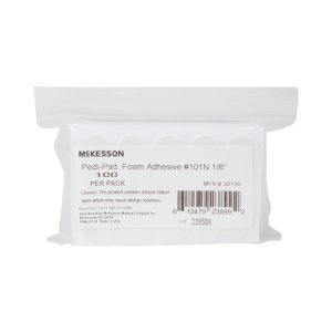Protective Pad McKesson Pedi-Pad Size 101-Narrow Adhesive Foot