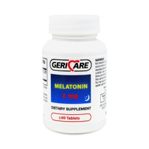 Natural Sleep Aid Geri-Care   180 per Bottle Tablet 1 mg Strength