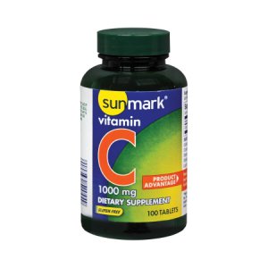 Vitamin C Supplement sunmark   Ascorbic Acid 1000 mg Strength Tablet 100 per Bottle
