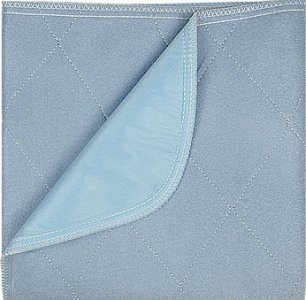 Underpad Blue Max 34 X 36 Inch Reusable Polyester / Rayon Moderate Absorbency