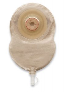 Urostomy Pouch Esteem   + Flex One-Piece System 7-1/2 Inch Length Drainable Convex V1, Pre-Cut