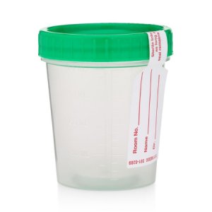 Specimen Container 120 mL (4 oz.) Screw Cap Patient Information Sterile