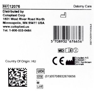 Skin Barrier Strip Brava   Moldable, Standard Wear Elastic Adhesive Universal System Hydrocolloid 1/2 Curve X-Large