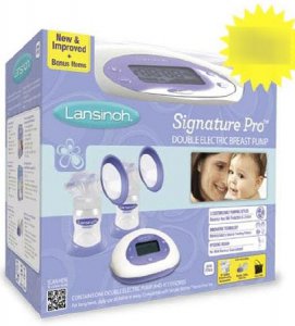 Double Electric Breast Pump Kit Lansinoh   SignaturePro   