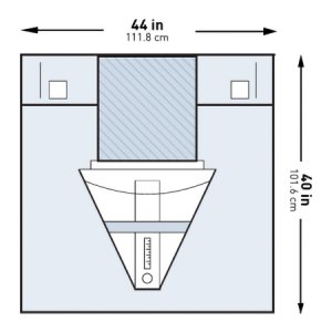Obstetrics / Gynecology Drape McKesson Under Buttocks Drape 44 W X 40 L Inch Sterile