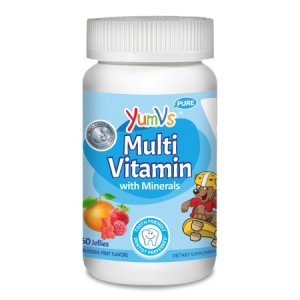 Multivitamin Supplement YumV's    Gummy 60 per Bottle Assorted Fruit Flavors