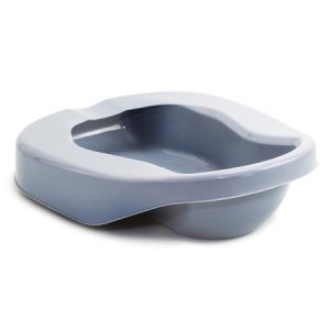 Contoured Bedpan McKesson Gray 84 oz. / 2484 mL