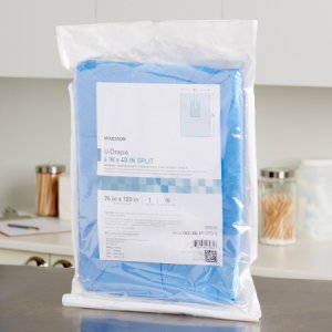 Orthopedic Drape McKesson U-Drape with Split 76 W X 120 L Inch Sterile