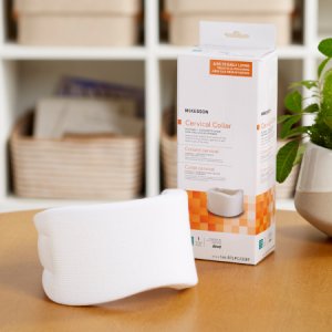 Cervical Collar McKesson Soft Density Adult Large One-Piece 3-3/4 Inch Height 22 Inch Length 19 to 22 Inch Neck Circumference