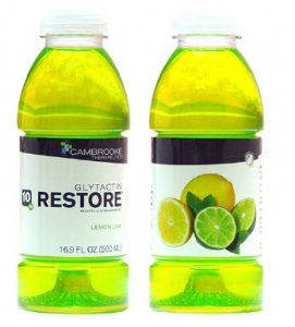 PKU Oral Supplement Glytactin Restore Lemon Lime Flavor 16.9 oz. Bottle Ready to Use