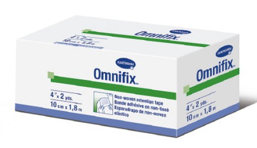 Dressing Retention Tape with Liner Omnifix   Elastic Skin Friendly Nonwoven 4 Inch X 2 Yard White NonSterile