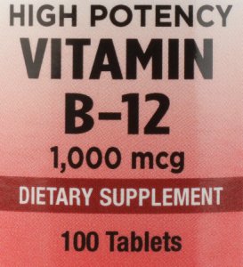 Vitamin Supplement Geri-Care   Vitamin B12 1000 mcg Strength Tablet 100 per Bottle