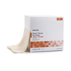Elastic Tubular Support Bandage McKesson Spandagrip    6-3/4 Inch X 11 Yard Small Trunk Standard Compression Pull On Natural Size J NonSterile
