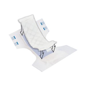 Incontinence Booster Pad Tranquility   Essential 4 X 12 Inch Moderate Absorbency Superabsorbant Core Regular Adult Unisex Disposable
