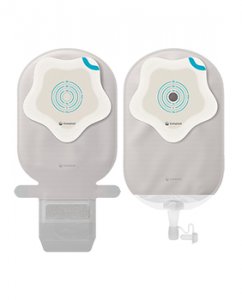 Ostomy Pouch SenSura   Mio Kids One-Piece System Mini Length 0 to 35 mm Stoma Drainable Star Shaped, Trim to Fit