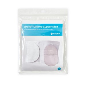 Ostomy Support Belt Brava   3X-Large, 45 to 51 Inch Waist, White