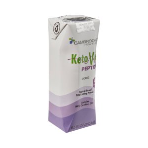 Ketogenic Oral Supplement / Tube Feeding Formula KetoVie    Peptide 4:1 Unflavored 8.5 oz. Carton Ready to Use