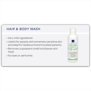 Rinse-Free Shampoo and Body Wash Abena 6.8 oz. Flip Top Bottle Unscented