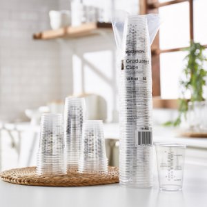 Graduated Drinking Cup McKesson 10 oz. Clear Polyethylene Disposable
