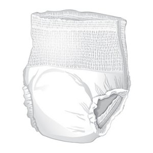 Unisex Adult Absorbent Underwear McKesson Pull On with Tear Away Seams Medium Disposable Heavy Absorbency