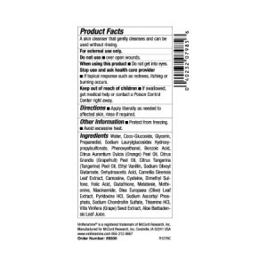 Rinse-Free Body Wash Viniferamine   Foaming 9 oz. Pump Bottle Scented