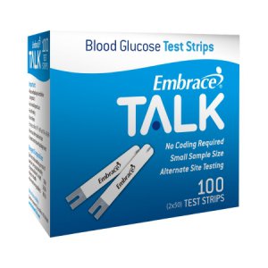 Blood Glucose Test Strips Embrace   Provides results in only 6 seconds For Embrace   Blood Glucose System
