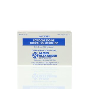 Impregnated Ampule with Swab 10% Strength Povidone-Iodine Ampule NonSterile