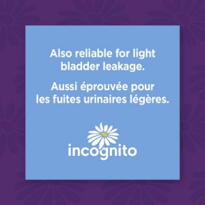 Feminine Pad Incognito   Maxi Regular Absorbency