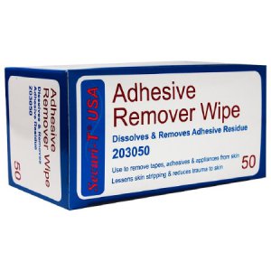 Adhesive Remover Securi-T Wipe 50 per Pack